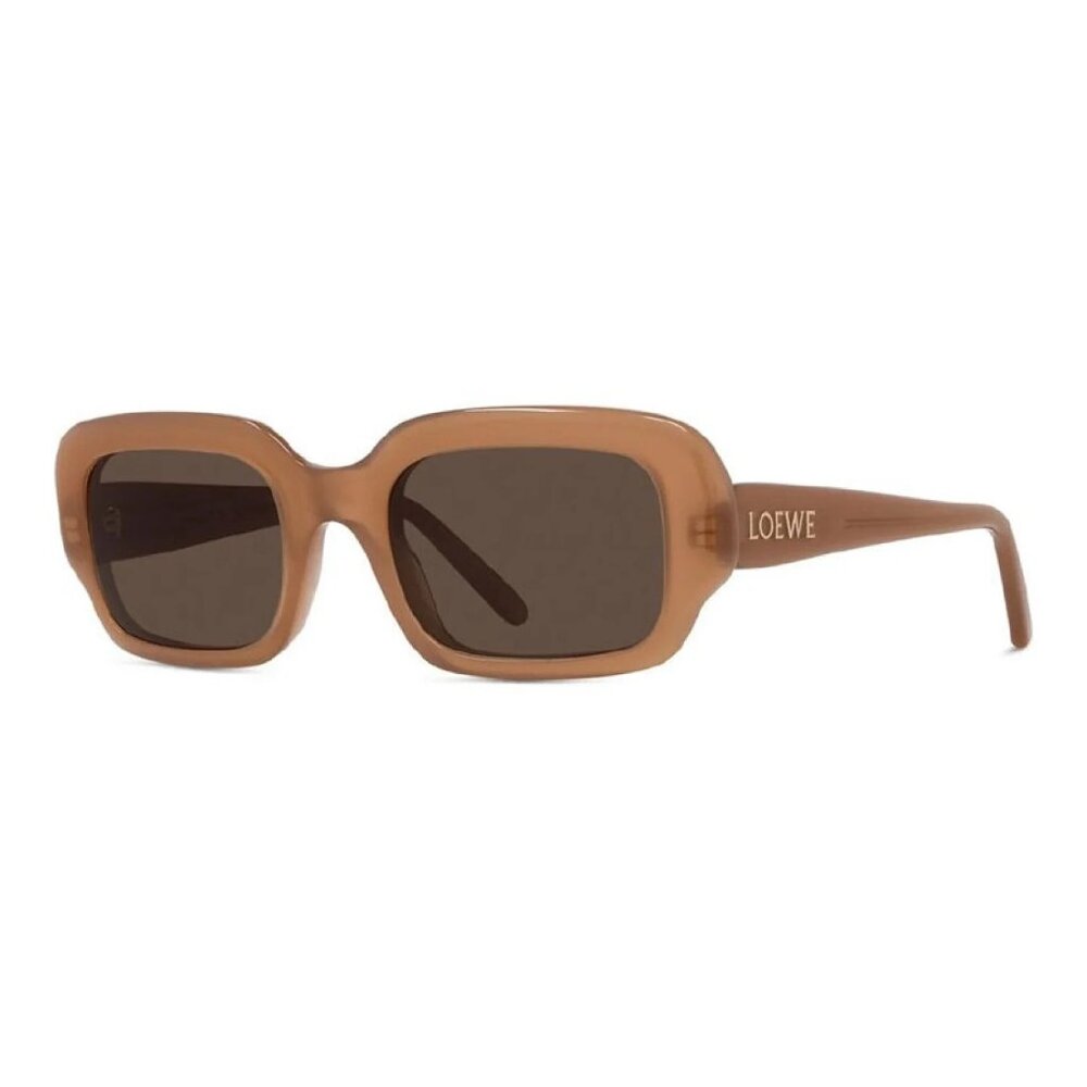 NEW LOEWE SUNGLASSES BROWN WOMEN EYEWEAR LOEWE LW40158I 50E